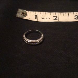 14K white gold filled ring